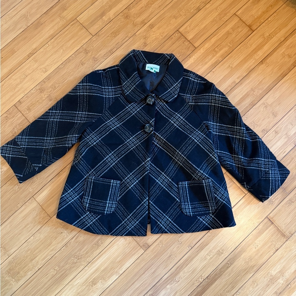 Motherhood Maternity Black and White Blazer Jacket